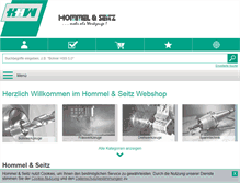 Tablet Screenshot of hommel-seitz.at